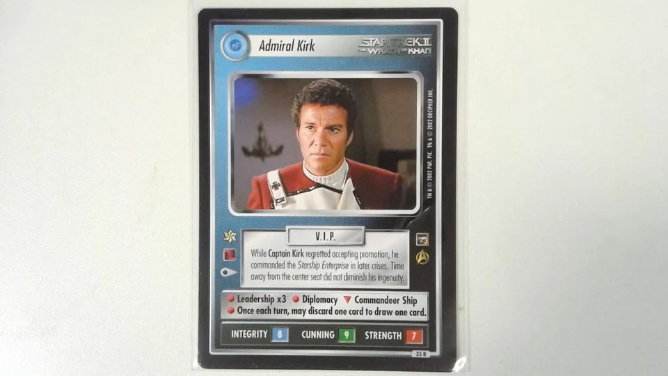 Star Trek CCG Motion Pictures TMP Admiral Kirk 35R NM/M - Image 1 of 1