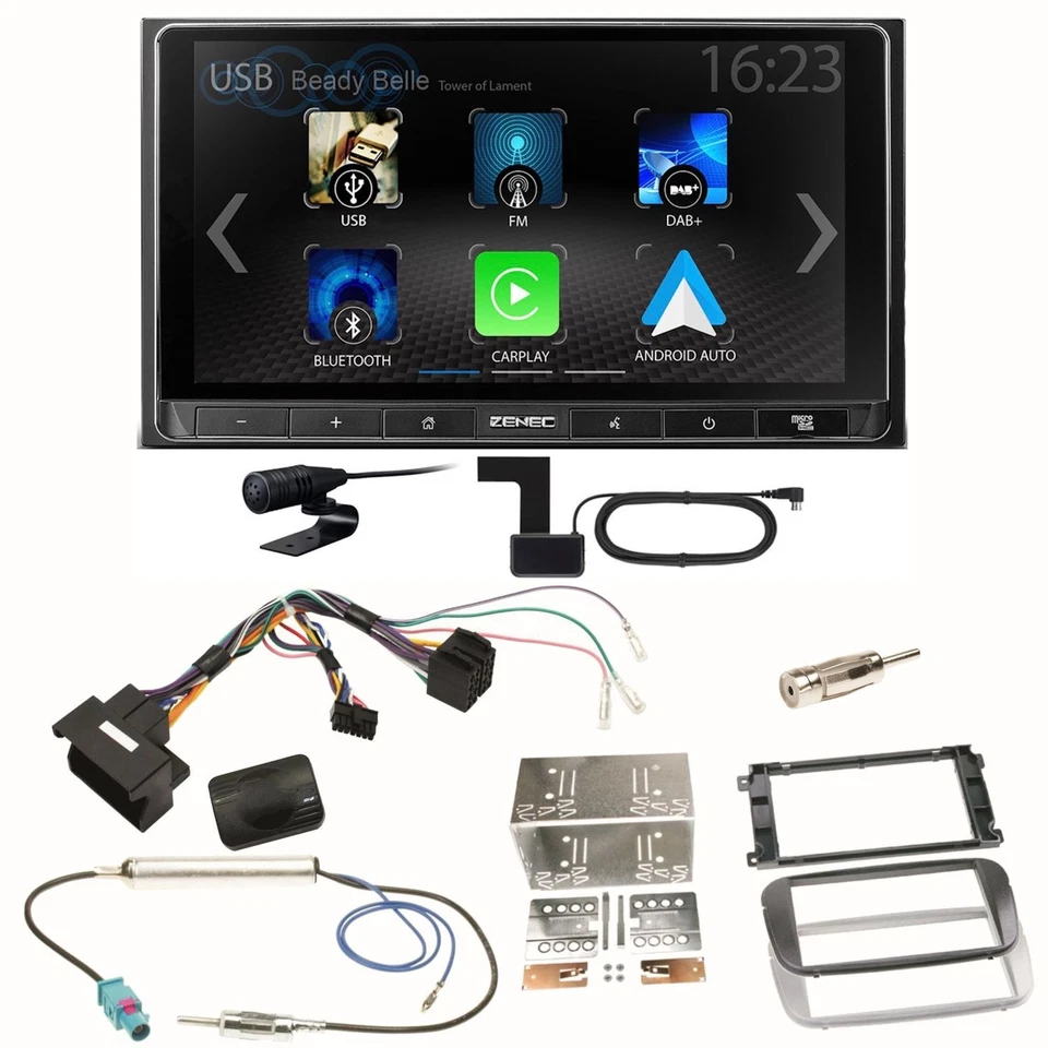 ZENEC Z-N538 Android Auto DAB+ Einbauset für Ford Focus Mondeo S-Max Galaxy - Bild 1 von 1