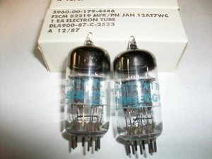 NOS MATCHED PAIR JAN PHILIPS 12AT7WC TUBES (PER ORANGE VT1000) - Picture 1 of 6