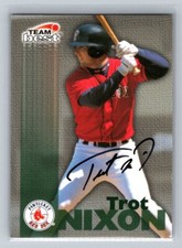 1999 Team Best Trot Nixon On Card Authentic Auto Autograph Signed Baseball Card