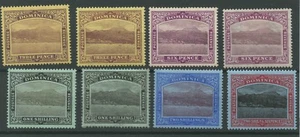 Dominica 1908-20 SG 47-54 Mounted Mint (one used spacefiller) 3 photo's - Picture 1 of 3