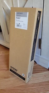 Sealed Genuine Exp.2022 Epson T6367 Light Black Ink Cartridge Pro 7900 9900 - Photo 1/5