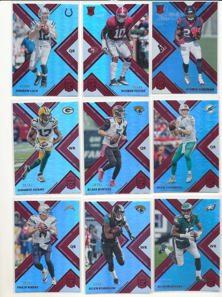 2017 Donruss Elite Aspirations Davante Adams /83 - Image 1 of 1