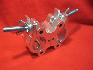ALUMINUM 50mm SWIVEL/90 deg/Straight CHEESEBORO TRUSS SCAFFOLD CLAMP 6 pack - Picture 1 of 12