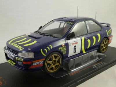 IXO Subaru Impreza 555 #6 Liatti Rally Tour de Corse 1995 1/18 18RMC063C - Immagine 1 di 3