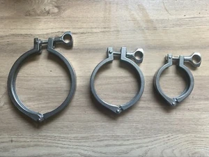 2"" Tri Klemme 316 Edelstahl passend für 64 mm Beschlag UK Lager UK Verkäufer - Bild 1 von 1