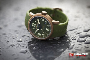 LUM-TEC Genuine B Combat OE GREEN Rubber strap