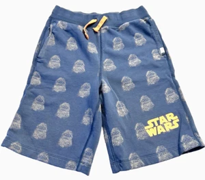 GAP STAR WARS Girl's Size XL (12) Blue Chewbacca Character Print Shorts - Picture 1 of 4
