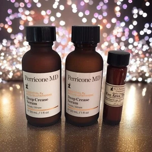 2 Pack Perricone MD Essential Fx Acyl-Glutathione Deep Crease Serum 1 fl.oz/30ml - Picture 1 of 15