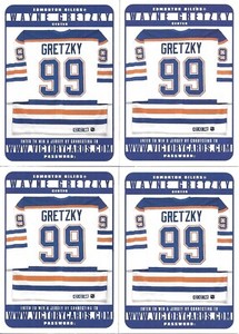 Wayne Gretzky 1999-00 Upper Deck Victory 4-Card Lot