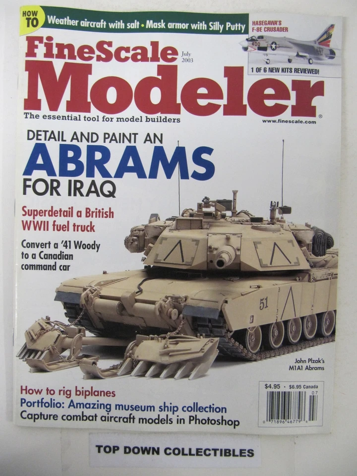 Fine Scale Modeler Magazine  July 2003     Porfolio: Museum Ship Collection - Image 1 of 2