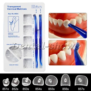 Dental Transparent Cervical Matrices Composite Gingival Retractor Clear Matrix - Imagen 1 de 6