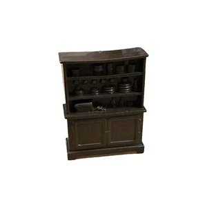 Vintage Marx Bar Ranch Western Town Playset Furniture Buffet Hutch Dark Brown #2 - Picture 1 of 6