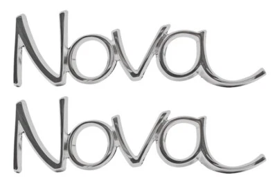 NUEVO Emblema de guardabarros delantero de piezas de adorno PAR / PARA 1968-72 CHEVY II NOVA / 3048 Foto 1 de 4