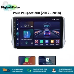 Autoradio Peugeot 208 (2012-2018) Android CarPlay HD Touchscreen GPS + Front - Bild 1 von 12
