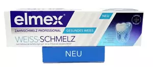 1x NEU elmex ZAHNSCHMELZ PROFESSIONAL WEISS-SCHMELZ 75ml GESUNDES WEISS - Bild 1 von 2