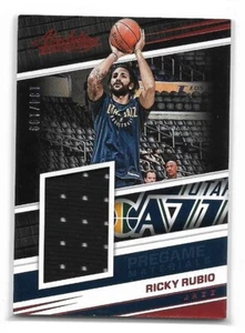 Ricky Rubio 2017-18 Absolute jersey #d 134 / 199   CLEVELAND CAVALIERS / JAZZ - Picture 1 of 1