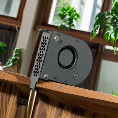 Mini PCIe Slot Fan PC Low Profile Heat Air Exhaust Cooler 3/4pin Power 3000rpm - Image 1 of 4