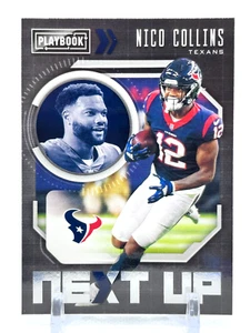 Tarjeta Panini Playbook 2021 Next Up Nico Collins #NXT-NCO Rookie Texans - Imagen 1 de 1
