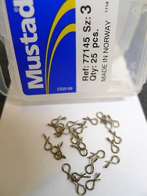 SNAP Ringe Größe #3 KLEIN Mustad Original 25 Stück SNAP #3  - Bild 1 von 2