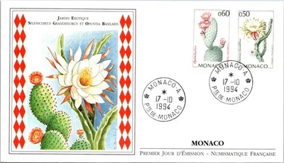 Monaco  FDC 1994 Exotic Garden Selenicereus Grandiflorus - A03306 - Image 1 of 2
