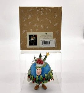 De Colección Departamento 56 Arrugas "Paz en la Tierra" Globo Adorno Paciencia Cervecero Retirado - Imagen 1 de 7