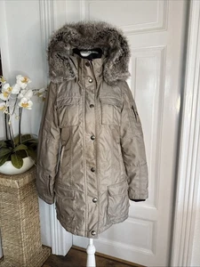 Damen Wellensteyn Wintermantel Schneezauber Beige Größe S Warm Outdoor Mantel - Bild 1 von 24