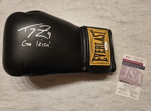 TOM ZBIKOWSKI HANDSIGNIERTER EVERLAST BLACK BOXHANDSCHUH (JSA CERT ) LINKSHAND - Bild 1 von 1
