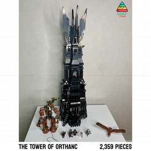 NUOVO La Torre di Orthanc 10237P 2359Pcs Set di Mattoni di Alta Qualità - Foto 1 di 11