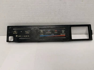 1984-1989 Toyota Pickup 4Runner A/C Heater Climate Control Faceplate Bezel Trim - Image 1 of 4