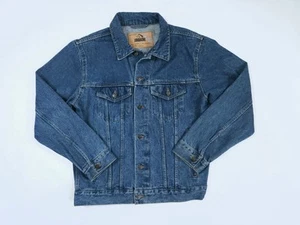 Jordache Men's Blue Denim Workwear Jean Jacket Trucker Cowboy Medium - Picture 1 of 14
