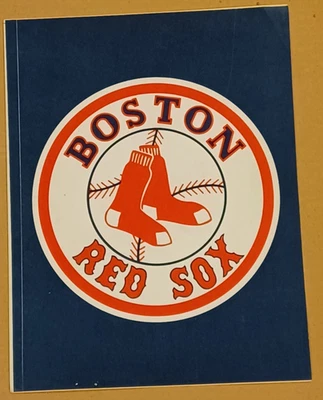 Large Vintage BOSTON RED SOX Sticker - 9"x12" - Image 1 of 4