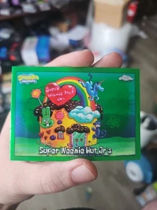 2025 Topps Chrome SpongeBob #50 Super Weenie Hut Green Kelp Refractor - Picture 1 of 2