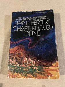 CHAPTERHOUSE DUNE 1985 Berkley Trade paperback Edition Frank Herbert BOOK 6 Rare - Picture 1 of 3