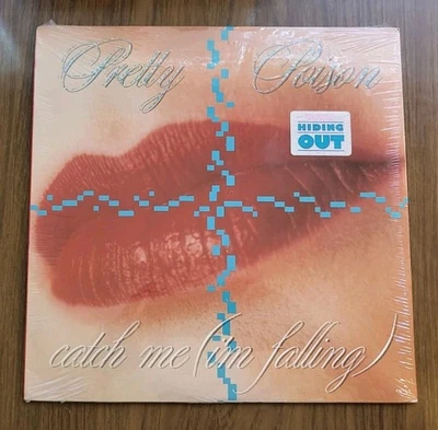 Pretty Poison - Catch Me I'm Falling 12 дюймов виниловая одиночная рекламная наклейка Virgin запечатанная - Изображение 1 из 2