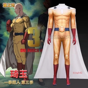 Anime ONE PUNCH-MAN Saitama Figura Disfraz Disfraz Halloween Fiesta Monos - Imagen 1 de 12
