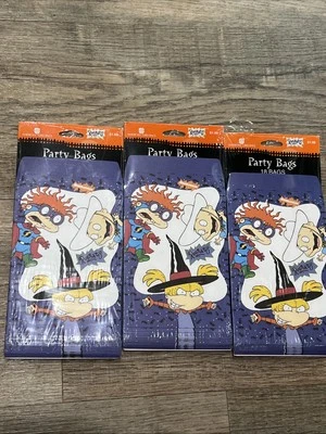 Nickelodeon RUGRATS Halloween Treat Bags Lot Of 3 2000 54 Total Bags Vintage - Image 1 of 2