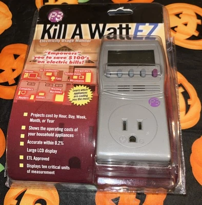(NEW) P3 International Kill-A-Watt Electricity Usage Monitor Model P4400 SEALED - Image 1 of 3