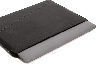 DECODED Leather Sleeve for MacBook 13 Inches Black 13.3 inch MacBook Pro Sleeve - Photo 1/4
