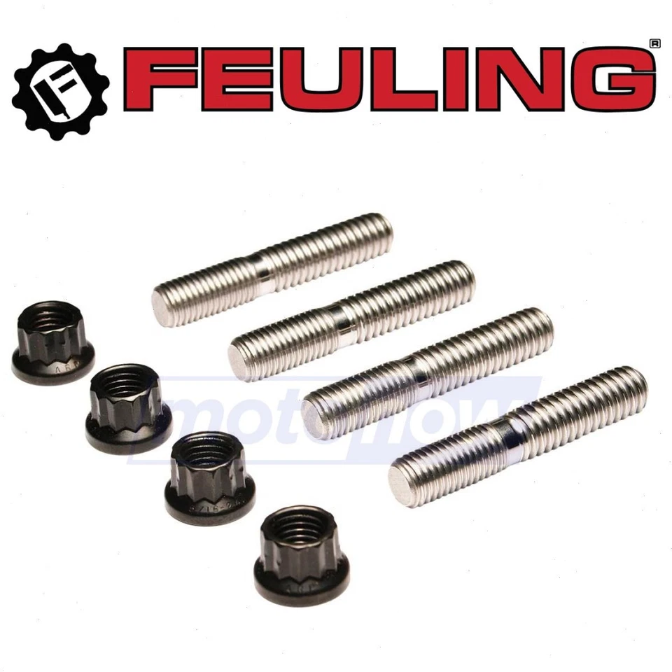 Feuling Exhaust Studs and Lock Nuts for 2009 Harley Davidson FXDFSE CVO Dyna yg Foto 1 de 4