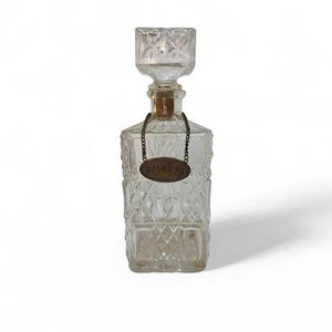 Decanter cristallo MCM vintage borbone scozzese alto circa 9" - Foto 1 di 8