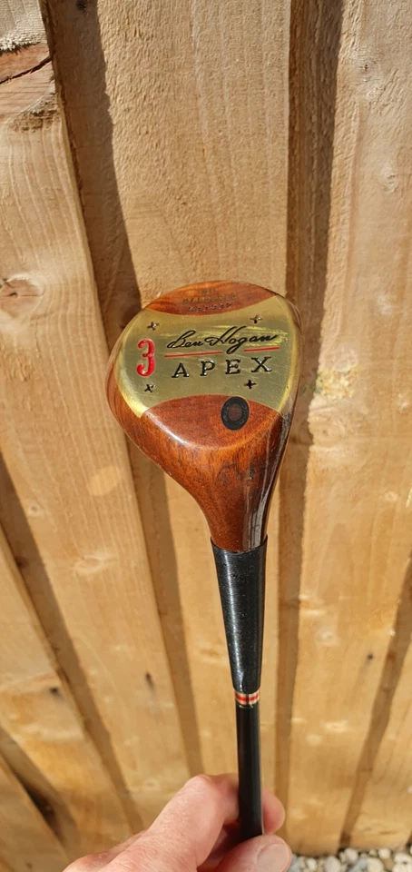 Ben Hogan Apex Persimmon 3 Wood - Stiff Graphite Shaft - Image 1 of 4