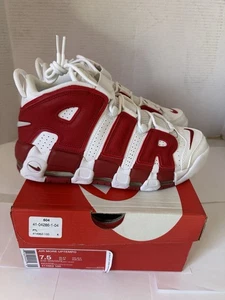NEW Nike Air More Uptempo Varsity Red 414962 100 Sz 7.5 W/ BOX!!! - Picture 1 of 13