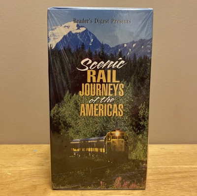 Reader's Digest - Scenic Rail Journeys of the Americas - 3 VHS Tapes NEW SEALED - Image 1 of 4