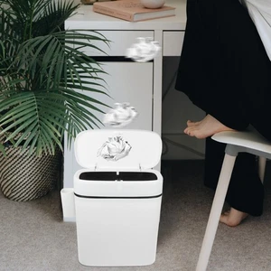  Müllbox Kunststoff Plastikmülleimer Kleine Mülldose Küchenmüll Kann - Bild 1 von 16