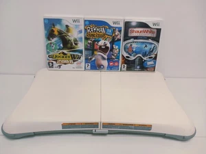 Nintendo Wii Fit Balance Board EN CAJA Y 2x Juego Paquete Set Probado Funcionando Juegos - Imagen 1 de 13