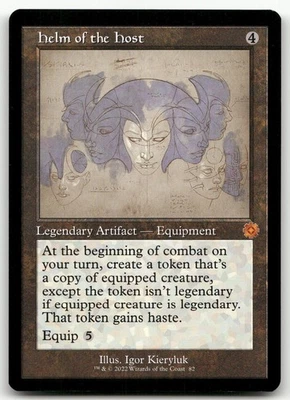 Helm of the Host (Schematic) #82 (NM) Brothers' War BRR Magic MTG - Image 1 of 2
