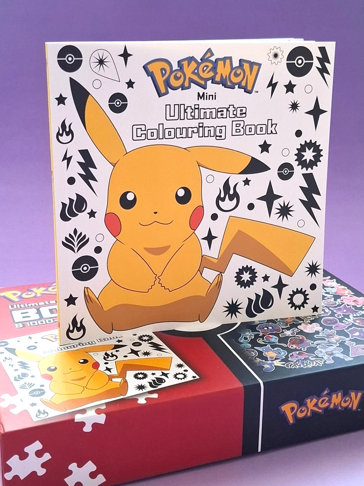 Pokemon jigsaw puzzle 1000 pieces includes colouring book - image 1 of 4