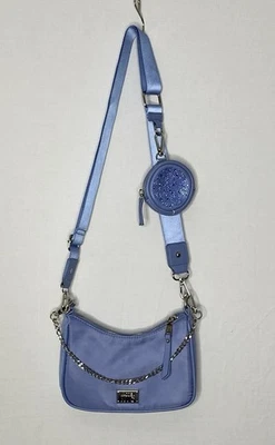 Bolso Bandolera Madden NYC Para Mujer Denim con Bolsa Cartera Azul Bebé Foto 1 de 4