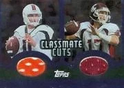 2003 Topps Dpps Classmate Cuts Foil Ken Dorsey Jason Gesser Jersey 23/25 - Image 1 of 2